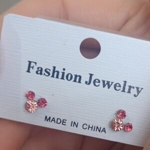 ♥️Individually $10 Or Bundle 3/$26 Pink Mickey Mouse Inspired Stud Earrings 🩷